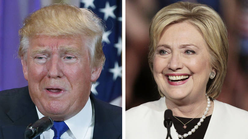 Donald Trump e Hillary Clinton: Hillary precisa de 2.383 delegados para obter a nomeação na convenção democrata; Trump precisa de 1.237 delegados.