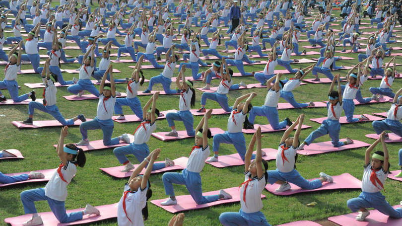 China

Estudantes praticam yoga em Jinan, na província de Shandong.