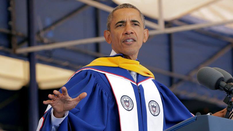 Barack Obama em discurso de formatura: “Não podemos ser sonâmbulos na vida"