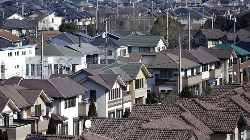 Casas na província de Chiba, no Japão: terremoto de 5,2 graus na escala Richter teve epicentro no litoral da província