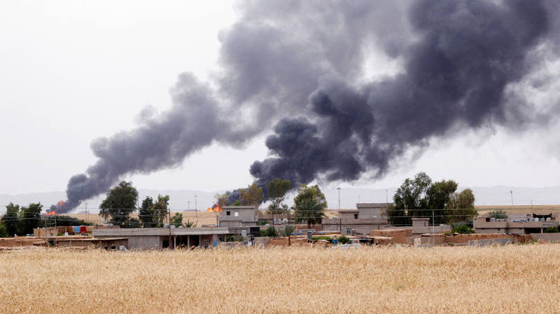 Bombardeio: Bayati detalhou que a aviação atacou uma sede dos jihadistas na região de Al Gabat