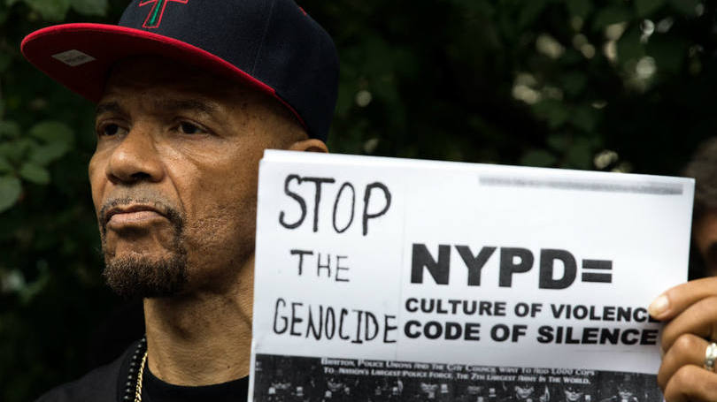 Protesto em Nova York contra brutalidade policial contra negros