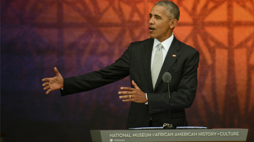 Barack Obama discursa na inauguração do museu: "A história afro-americana não está separada da história dos Estados Unidos"