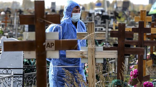 Rússia bate recordes de infeções e mortes por Covid-19