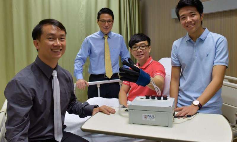 Dispositivos robóticos convencionais para reabilitação da mão consistem em componentes eletromecânicos rígidas, que são pesados ​​e desconfortável para os pacientes.