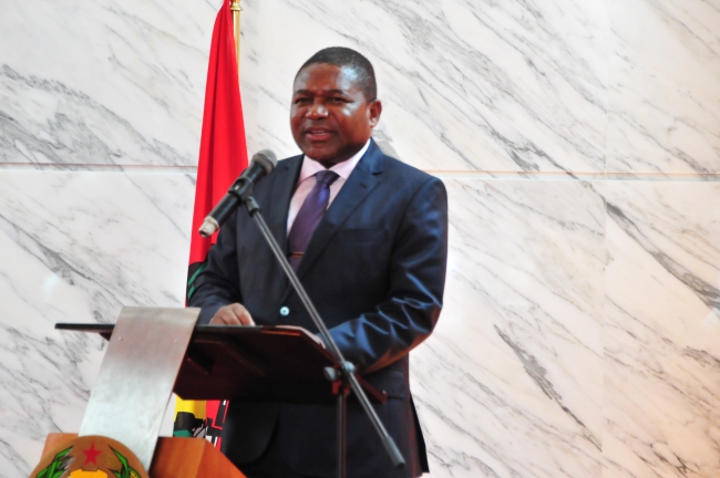 O Presidente da República e Comandante-em-Chefe das Forças Armadas de Defesa de Moçambique