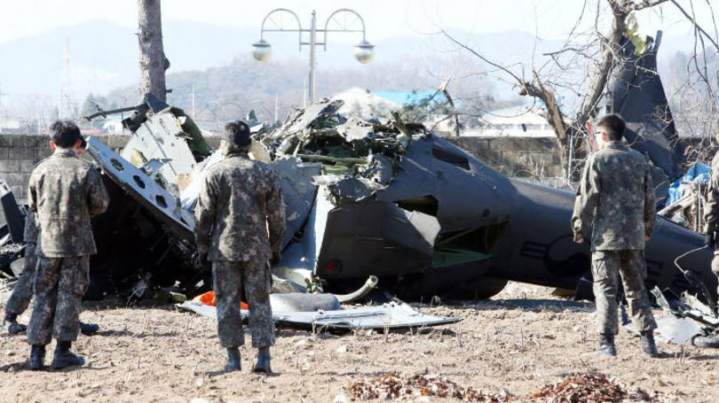 Acidente: o único sobrevivente do acidente foi o piloto do helicóptero, de 50 anos, que está em estado muito grave
