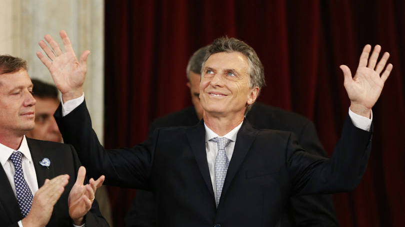 O presidente da Argentina, Mauricio Macri: ele é o governante mais popular da América Latina no Instagram, com mais de 500.000 seguidores