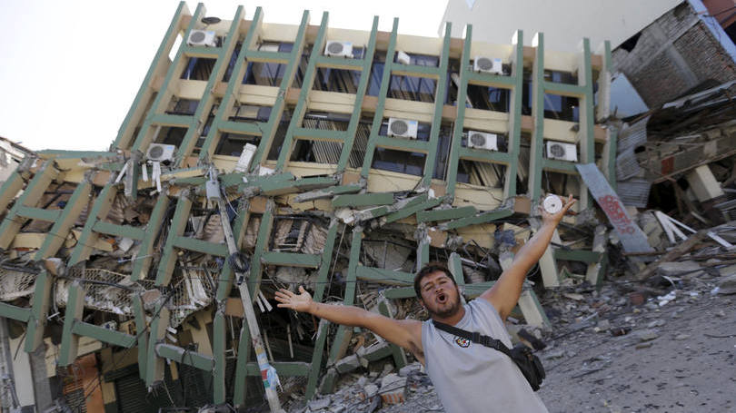 Terremoto: O terremoto de 7,8 graus sacudiu o Equador no sábado passado