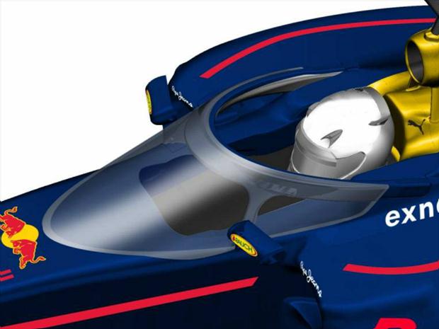 Canopy será introduzido na parte frontal do carro, próximo onde fica o piloto