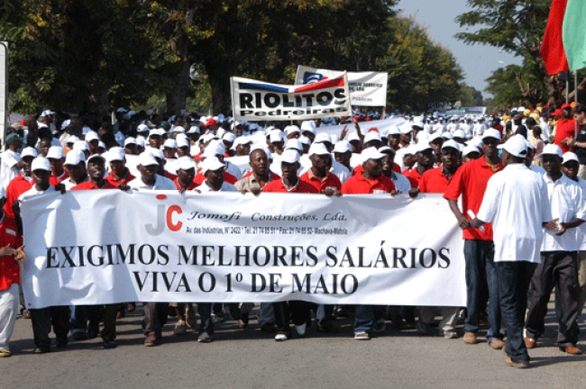 Munguambe que falava por ocasião do Dia Internacional do Trabalhador reconheceu que os novos salários mínimos aprovados