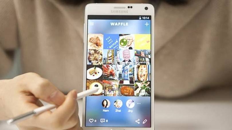 Rede social da Samsung: a plataforma, chamada de Waffle, permite a publicação de fotos em que os seus amigos podem fazer anotações