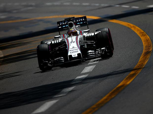 Felipe Massa não conseguiu terminar o primeiro treino em Mônaco