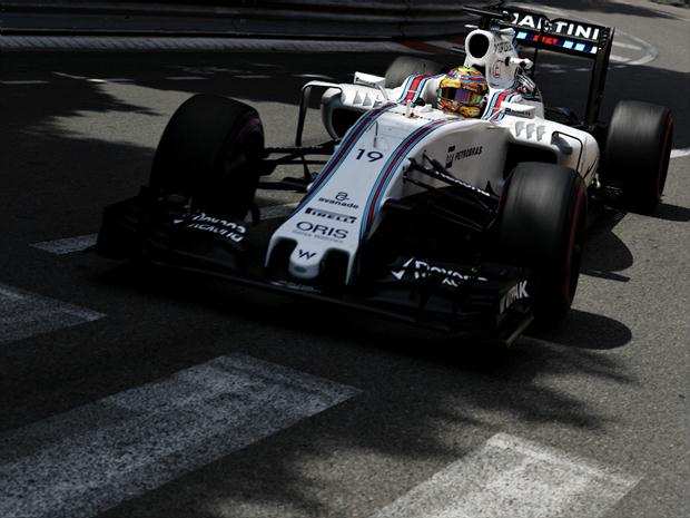 Depois de bater na primeira sessão e fica menos tempo na pista na segunda etapa, Massa foi apenas o 16º colocado durante os treinos livres desta quinta