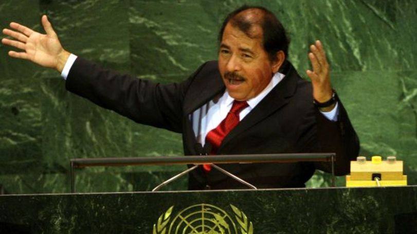 Daniel Ortega, da Nicarágua: o Executivo nicaraguense qualificou esse julgamento como "uma farsa jurídica e política"