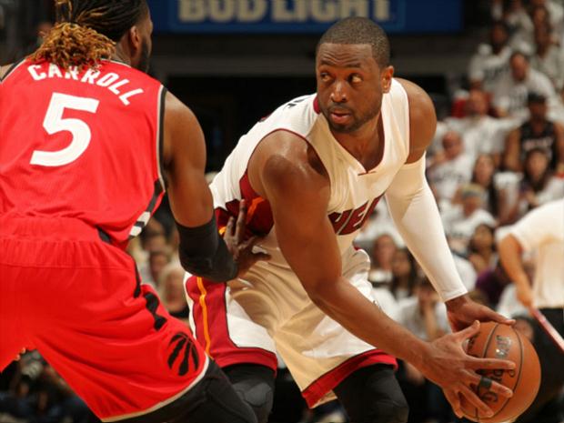 Dwyane Wade foi, mais uma vez, um dos destaques do Heat na partida 