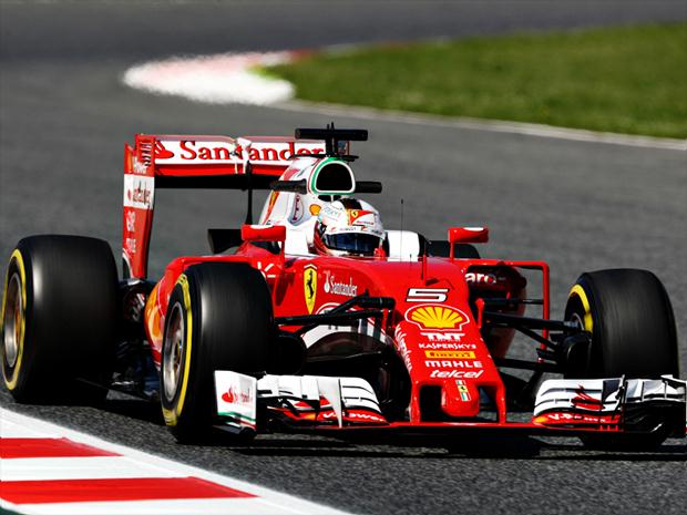 Sebastian Vettel cravou o melhor tempo nos treinos livres do Grande Prêmio da Espanha