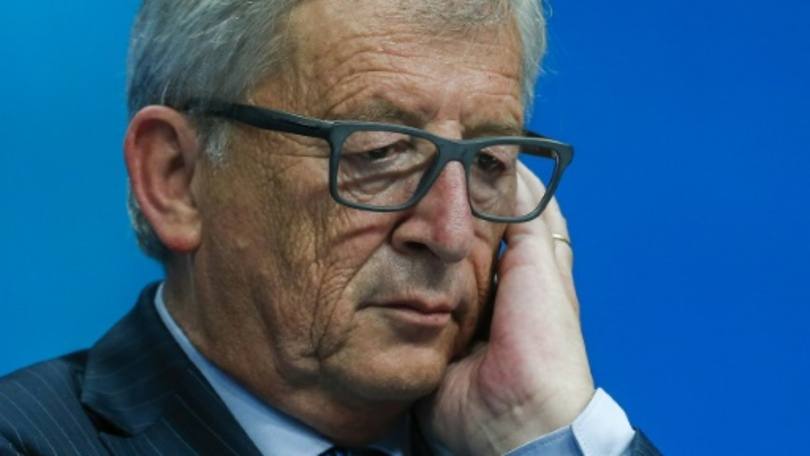 O presidente da Comissão Europeia, Jean-Claude Juncker: "não é um divórcio amigável, mas de todo modo não era um caso de amor muito próximo"