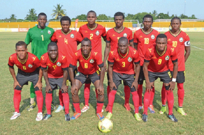 o jogo da primeira mão da segunda eliminatória, realizada no Estádio da Machava, em Maputo,