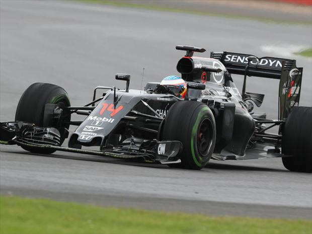 Fernando Alonso liderou os testes de Silverstone