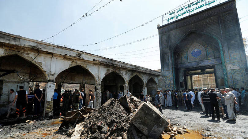 Novo atentado: no domingo passado, um atentado com um ônibus-bomba em Bagdá provocou a morte de 292 pessoas