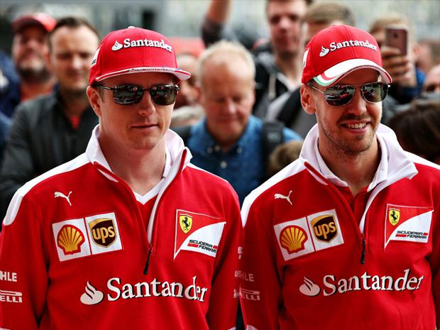 Dupla da Ferrari: sem problemas, dentro e fora das pistas