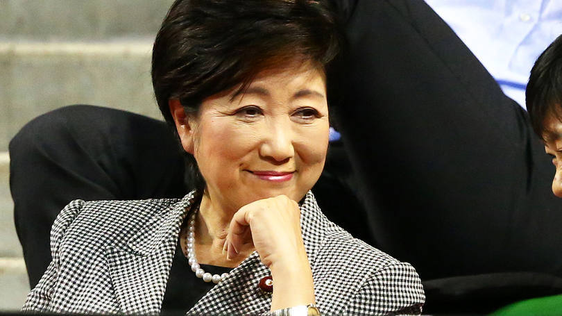 Yuriko Koike: a ex-ministra, muito popular no Japão, se apresenta como independente