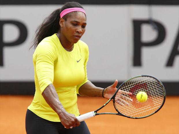 Serena Williams realizou seu primeiro treinamento no Rio de Janeiro