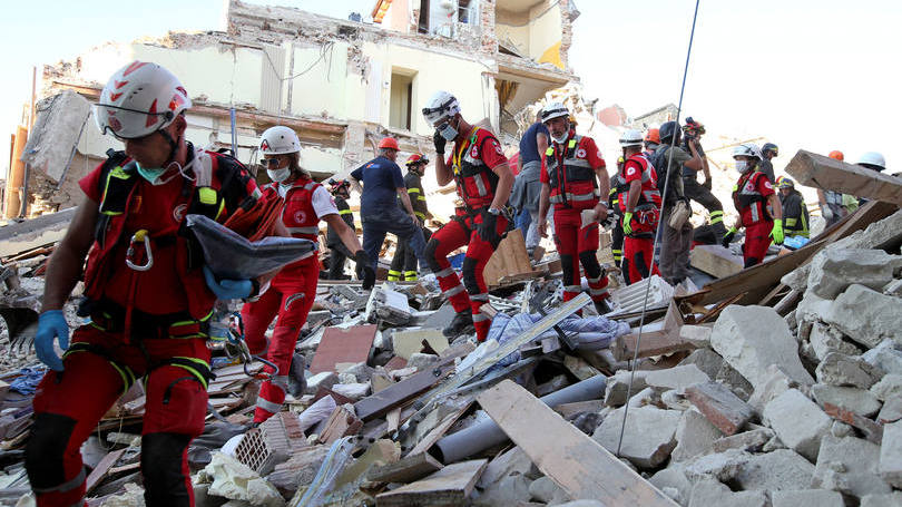 Terremoto: o acampamento em operação "receberá outras 300 pessoas" durante o dia de hoje