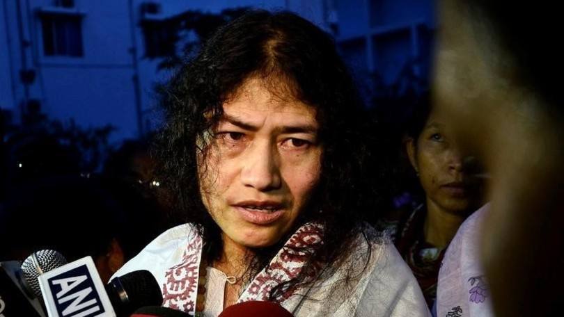 Irom Sharmila: ela disse que irá continuar a combater a lei, que dá amplos poderes para forças de segurança realizarem buscas e invadirem propriedades