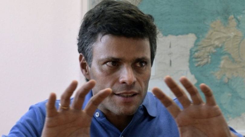 Lopez: preso desde fevereiro de 2014, López foi declarado culpado de incitar a violência durante a onda de protestos ocorrida no mesmo ano contra Maduro
