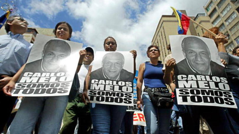Melo: o líder opositor Carlos Melo, do partido Avançada Progressista, foi detido pela polícia política e permanece "incomunicável na sede" do organismo em Caracas