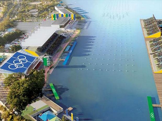 Britânicos elogiam boas condições da lagoa Rodrigo de Freitas