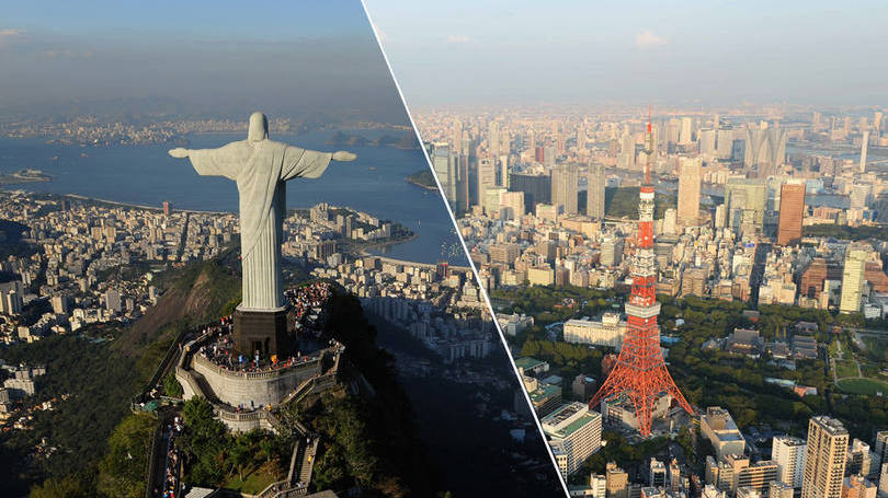 Rio e Tóquio: a cidade japonesa já iniciou os preparativos para a Olimpíada de 2020