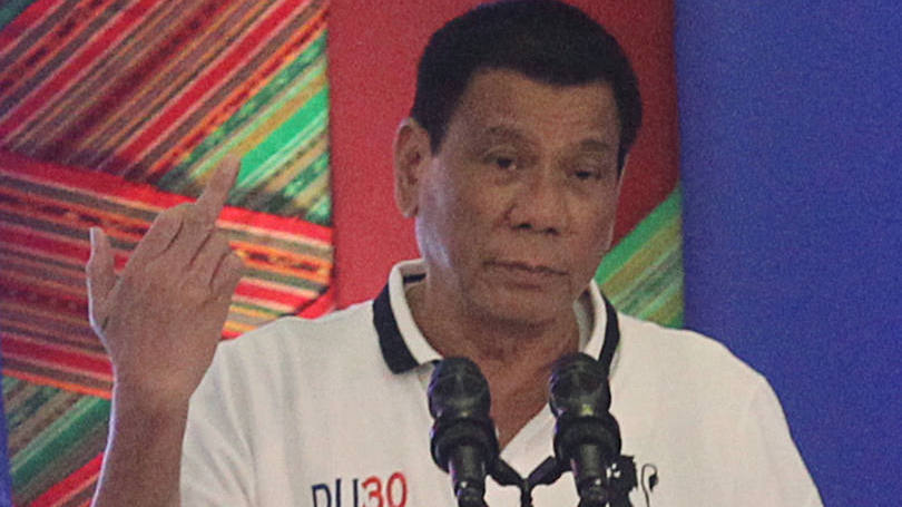 Rodrigo Duterte: o líder já havia reagido de forma similar anteriormente a críticas estrangeiras