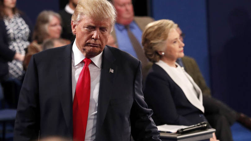 Donald Trump: o círculo de Trump confiava em deter essa fuga de apoios com o debate deste domingo