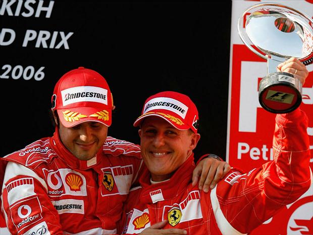 Para Massa, Michael Schumacher foi importante em sua chegada na Ferrari, em 2006