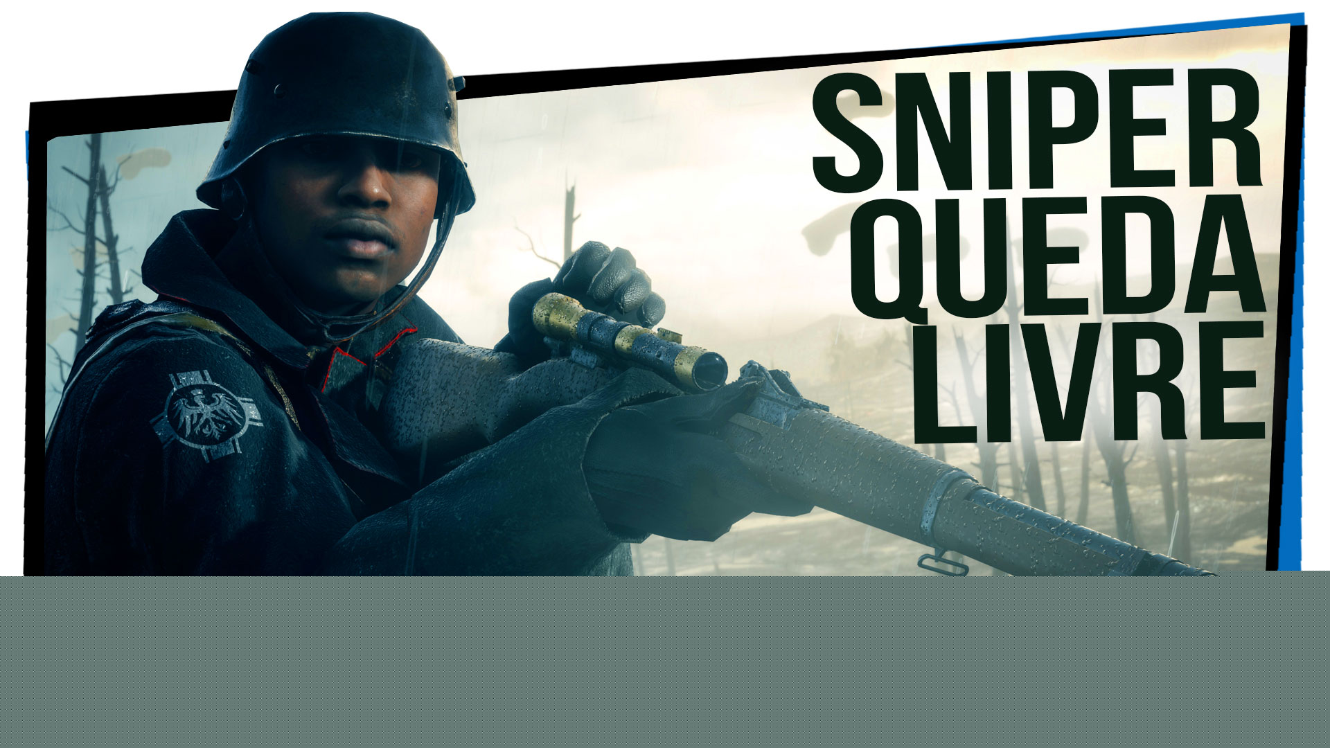 Olha esse jogador que conseguiu acertar o inimigo em queda livre depois de cair de um dirigível. 