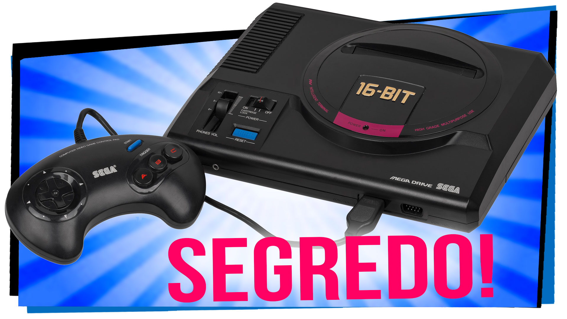 Tudo indica que seja um novo Mega Drive, já que a Nintendo está vendendo que nem água seus consoles mini retrôs (Nintendinho e o Famicon).