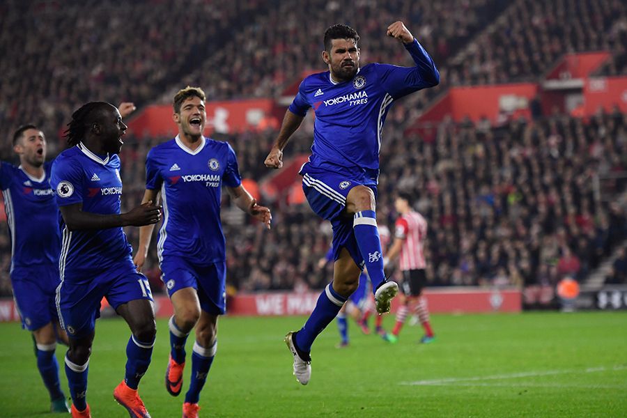 Blues derrotaram o Southampton, por 2 a 0, e permanecem na quarta colocação do Campeonato Inglês