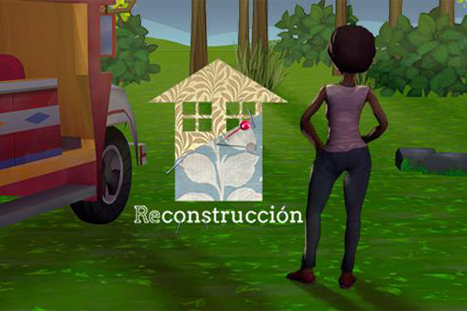 O jogo para videogame "Reconstrução" busca se tornar uma ferramenta pedagógica, e por isso não tem imagens de violência, nem inclui o narcotráfico