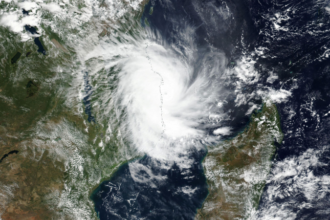 Alerta. Novo sistema de baixas pressões formado no Oceano Índico