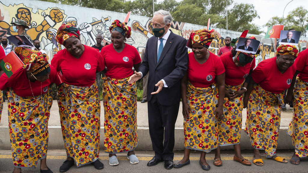 Presidente português em visita a Moçambique