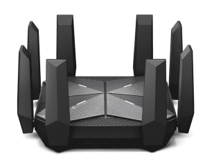 Router TP-Link desdobra-se e roda em busca de melhor sinal