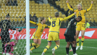 Futebol Feminino: Suécia arrecadou triunfo complicado frente à África do Sul