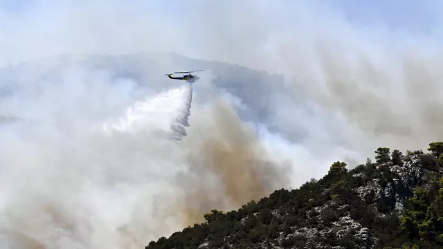 Quatro países da UE vão enviar apoio aéreo e terrestre para a Grécia para ajudar a combater incêndio