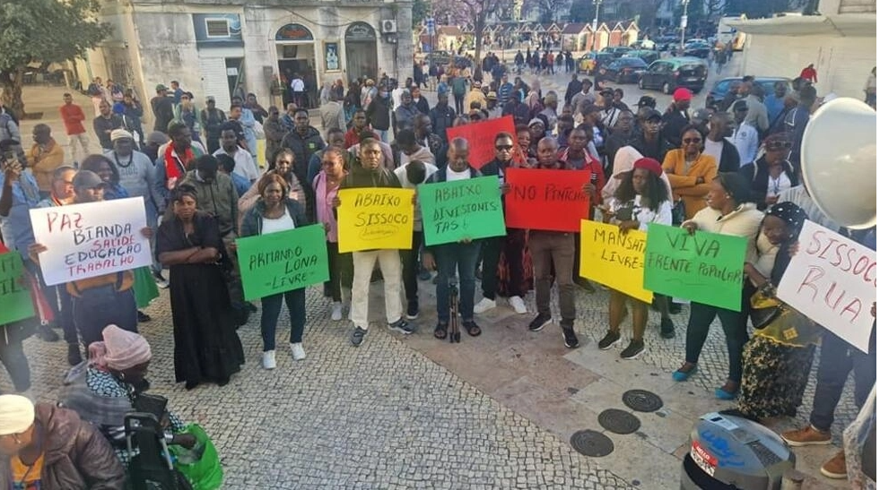 Diáspora guineense em Portugal manifesta em apoio à Frente Popular