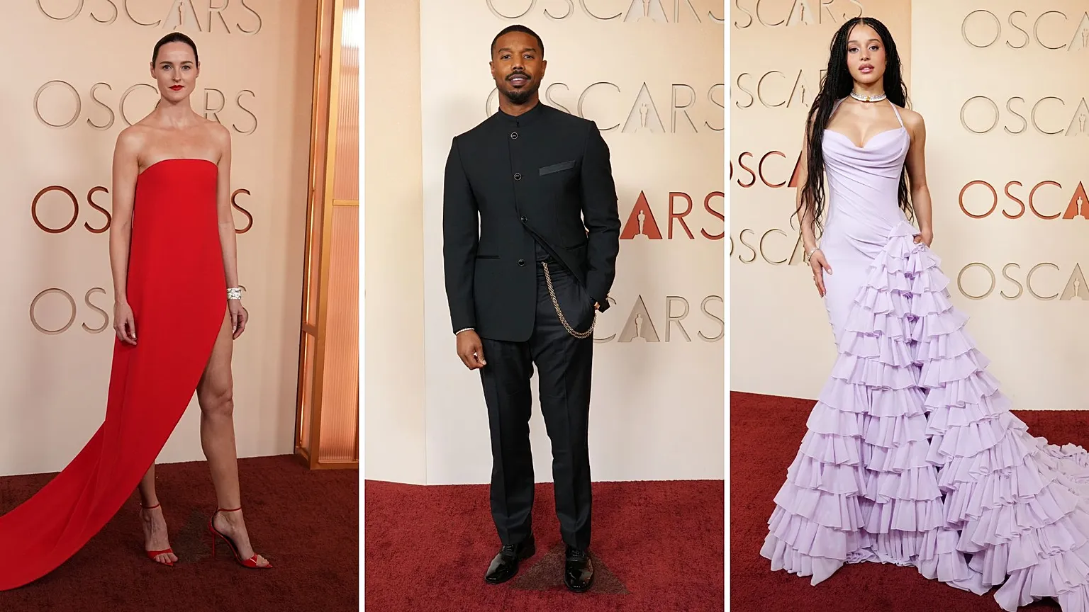 Óscares 2026: as 14 celebridades mais bem vestidas, de Michael B. Jordan a Renate Reinsve