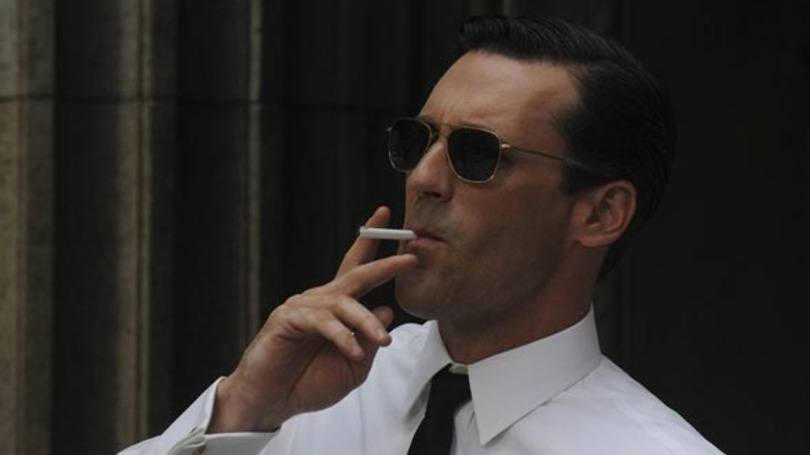 Jon Hamm, na série Mad Men: 6 milhões de adolescentes começaram a fumar em 2014 depois de terem sido expostos a cenas com fumantes