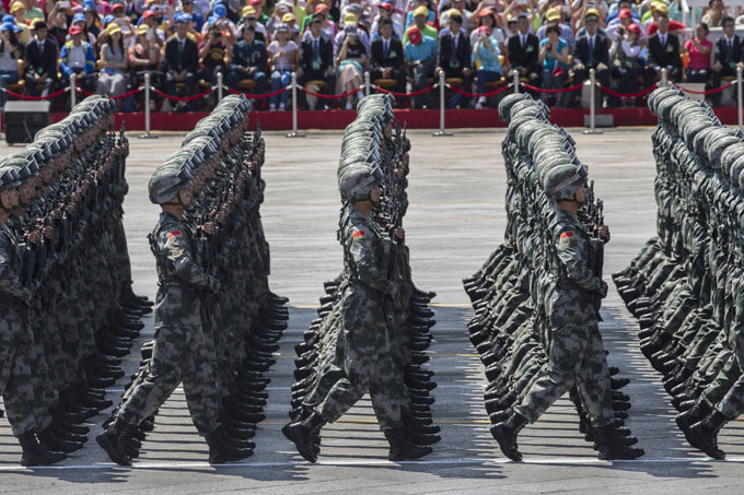 Um relatório americano afirma que a China gastou US$ 180 bi no ano passado com forças armadas, um número muito superior do que o anunciado, de US$ 140 bi